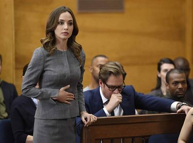 Eliza Dushku and Michael Weatherly on 'Bull'