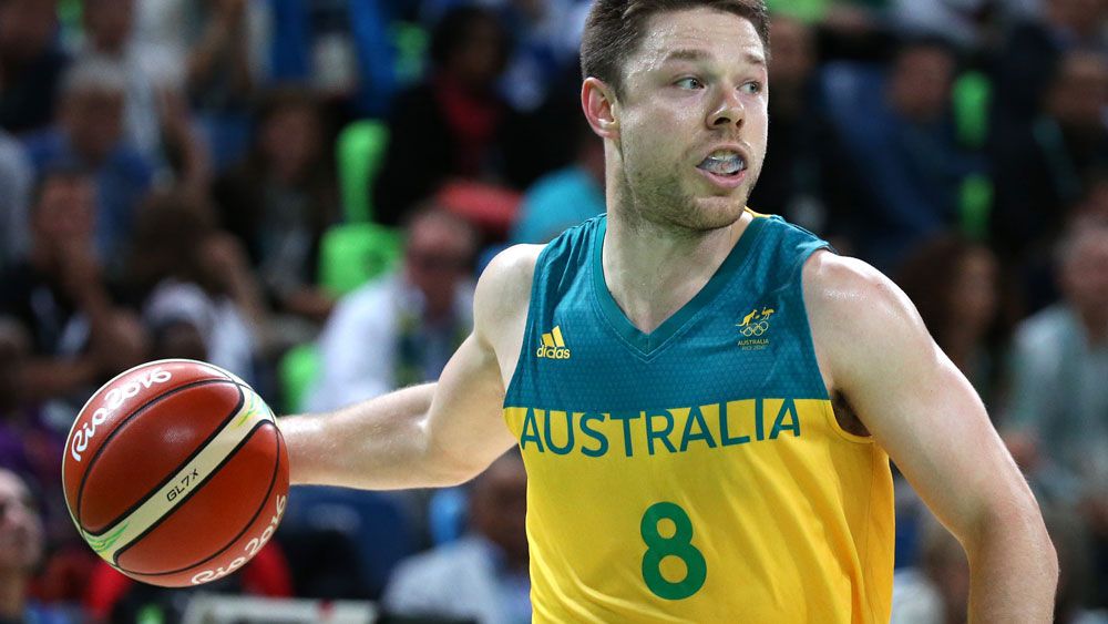 Matthew Dellavedoova and the Boomers were too good for China. (Getty Images)