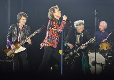 Ronnie Wood, Mick Jagger, Keith Richards and Charlie Watts 