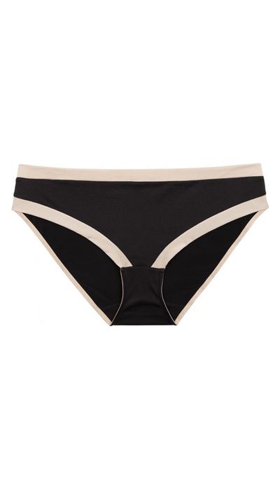 <p><a href="http://www.bendonlingerie.com.au/bendon-secret-support-plain-bikini-female-30-7299-blak">Secret Support Plain Bikini, $16.95, Bendon</a></p>