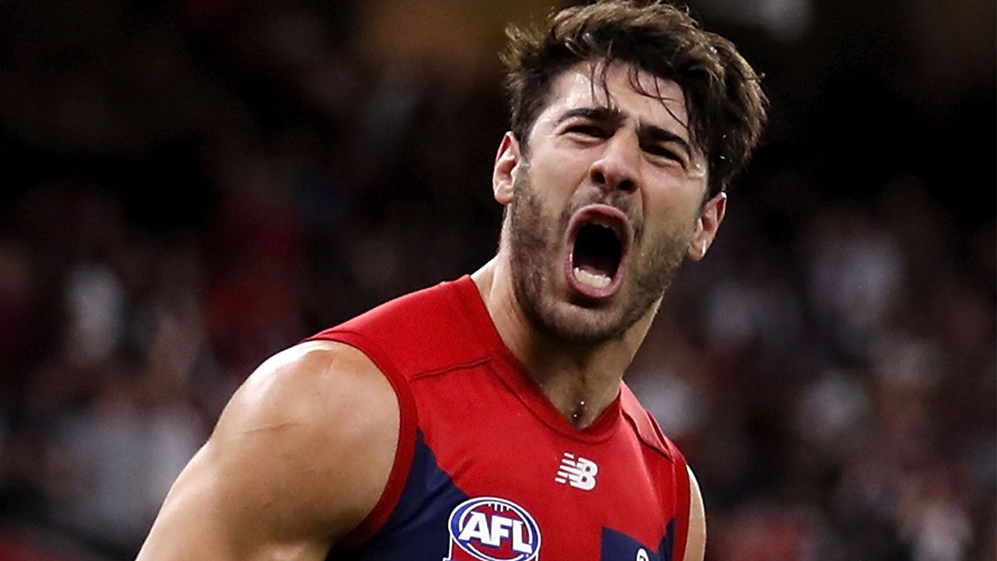 Christian Petracca trained nine days after drought-breaking Melbourne premiership win