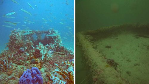 The photos were taken just 12 months apart.