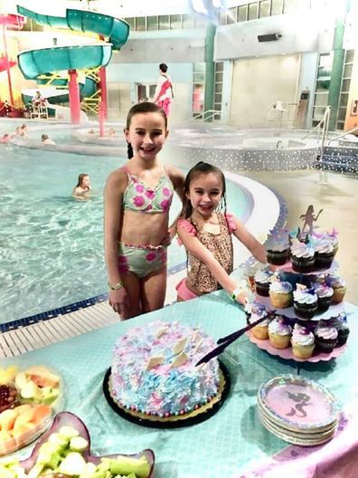 Girls pool birthday