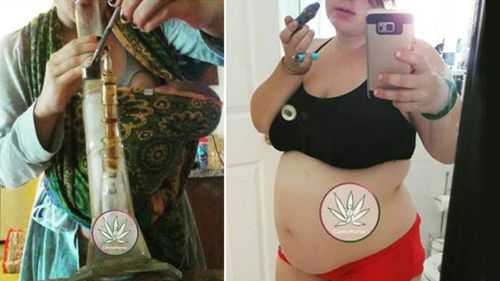 Women have submitted images appearing to smoke cannabis using bongs, glass pipes or joints. (Facebook)