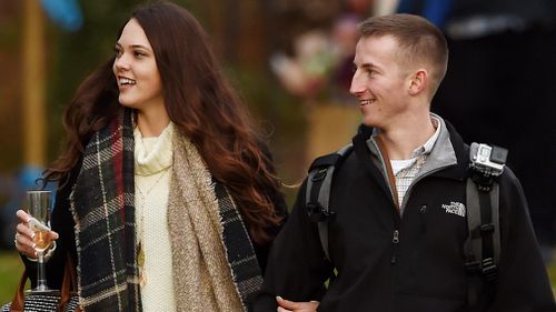 Michael Metz was inspired by Christmas and the royal engagement. (Sam Russell/PA Wire)