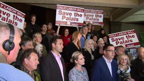 Victorian Labor has pledged $13.4 million to help save the Palais Theatre if they win on November 29. (9NEWS)