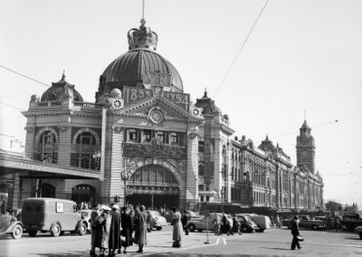 Before: Flinders St Station, Melbourne