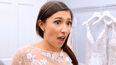 Say Yes To The Dress: Bride's 'naked' wedding dress leaves room