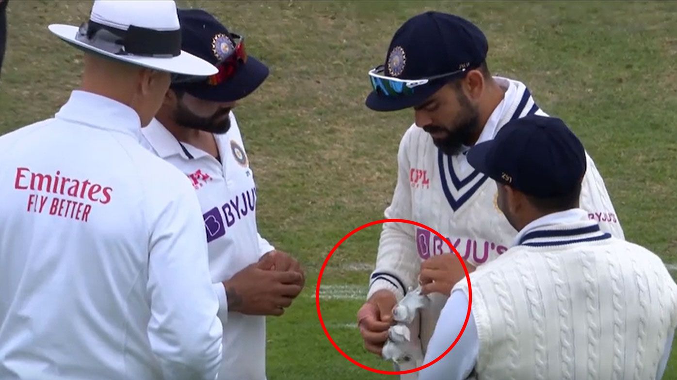 Glove controversy during the third Test