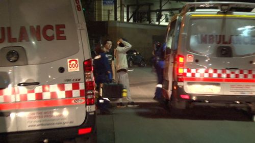 Paramedics at the scene. (9NEWS)