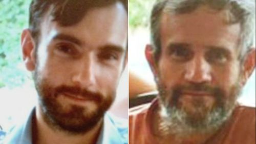 Timeline of father and son fugitives' years on the run