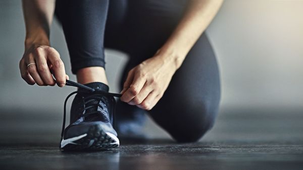 Woman exercising