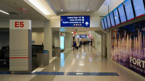 The man was stopped during an x-ray security check at Sydney Airport.