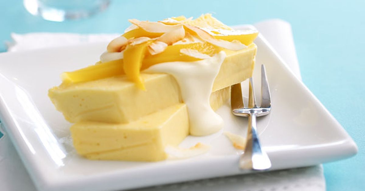 Mango and coconut mousse - 9Kitchen