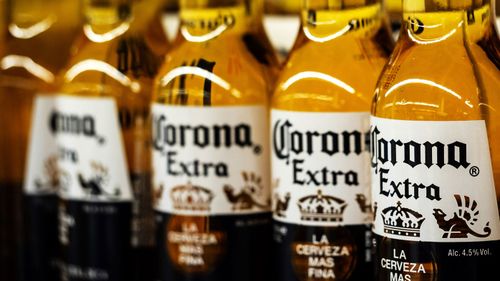 Corona beer bottles