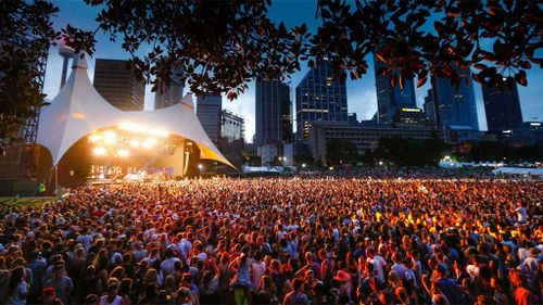 Young woman released from hospital after suspected drug overdose at Sydney music festival Field Day