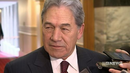 Controversial acting PM Winston Peters has offered his congratulations to the new parents. Picture: 9NEWS
