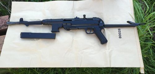 The German-made MP-40. (NSW police)