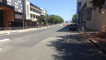 Brisbane locals have left the CBD a virtual ghost town ahead of the G20 summit. (Michael Best, 9NEWS)