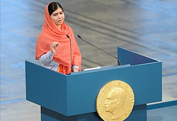 What age was Malala Yousafzai when she became the youngest Nobel laureate?