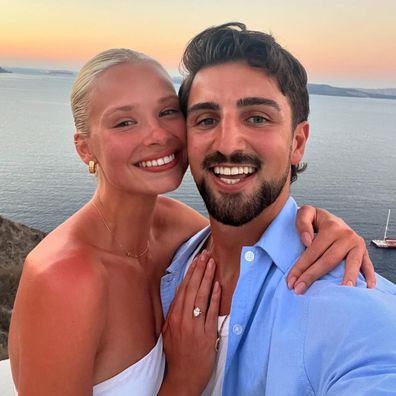 Josh Daicos and Annalise Dalins engaged