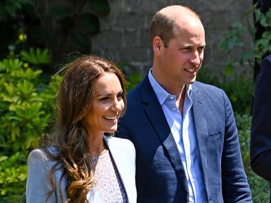 Catherine, Duchess of Cambridge and Prince William, Duke of Cambridge arrive at East Anglias Childrens Hospice in Milton during an official visit to Cambridgeshire on June 23, 2022 in Cambridge, England. (Photo by Stuart C. Wilson/Getty Images)