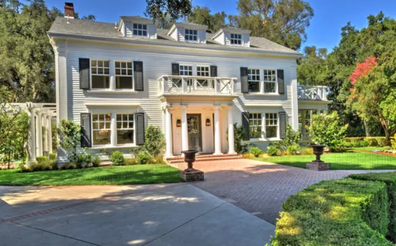 Kyle Richards of the Real Housewives of Beverly Hills lives in a $11.6 million Colonial mansion in Los Angeles' Encino neighbourhood.
