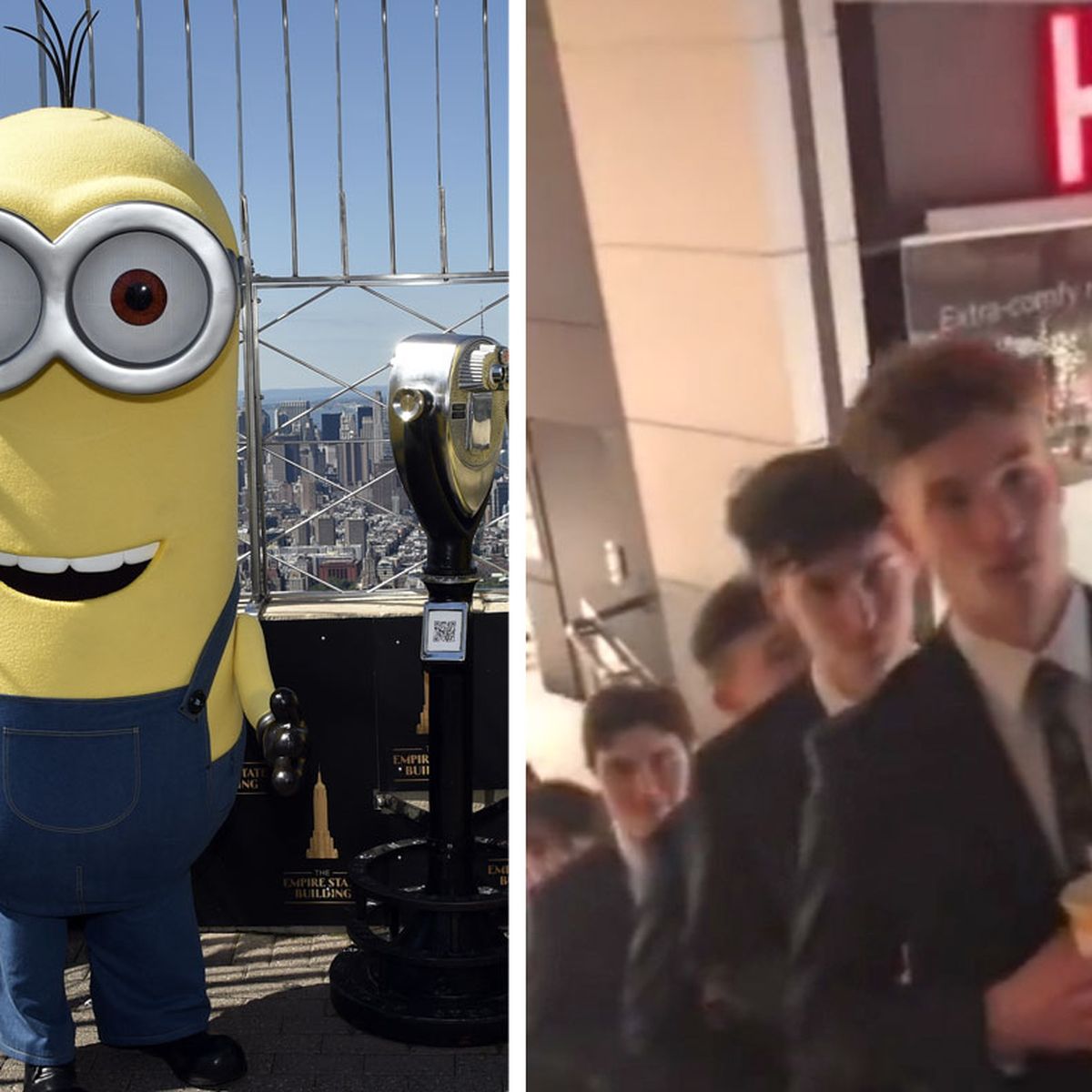 GentleMinions: What's Up With Loud Kids In Suits Watching Minions?!