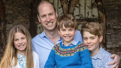 Prince William, Prince George, Princess Charlotte, and Prince Louis
