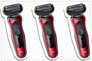 9PR: Braun Series 6 Electric Shaver, Red