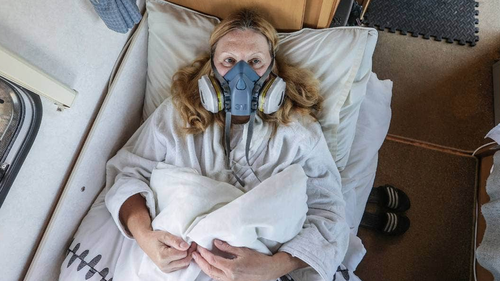 Svetlana Cohen has suffered problems with her breathing since her neighbour powered up a coal fire last month.
