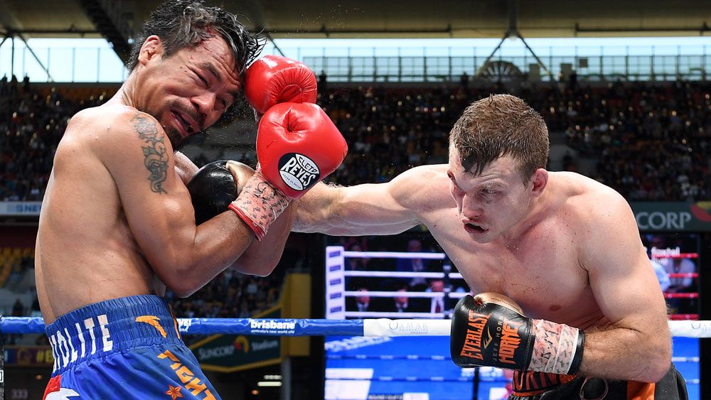 Jeff Horn welcomes WBO title fight vindication against Manny Pacquiao