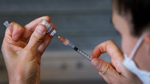 A NSW Health spokesperson said an increased volume of vaccinations "sometimes leads to minor delays in updating details on the Australian Immunisation Record".