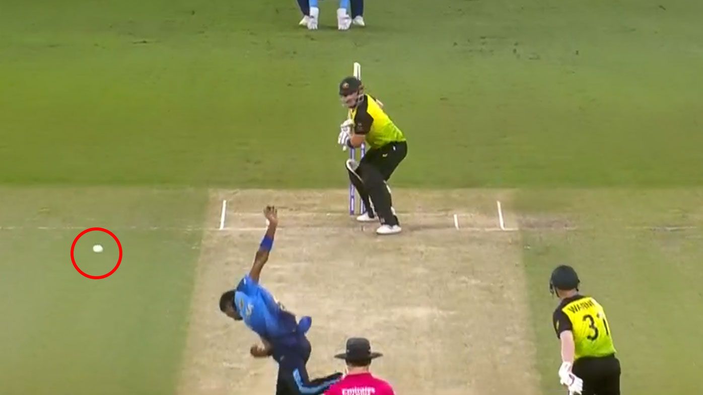 Sri Lankan fast bowler submits contender for worst delivery of all-time in T20 loss against Australia