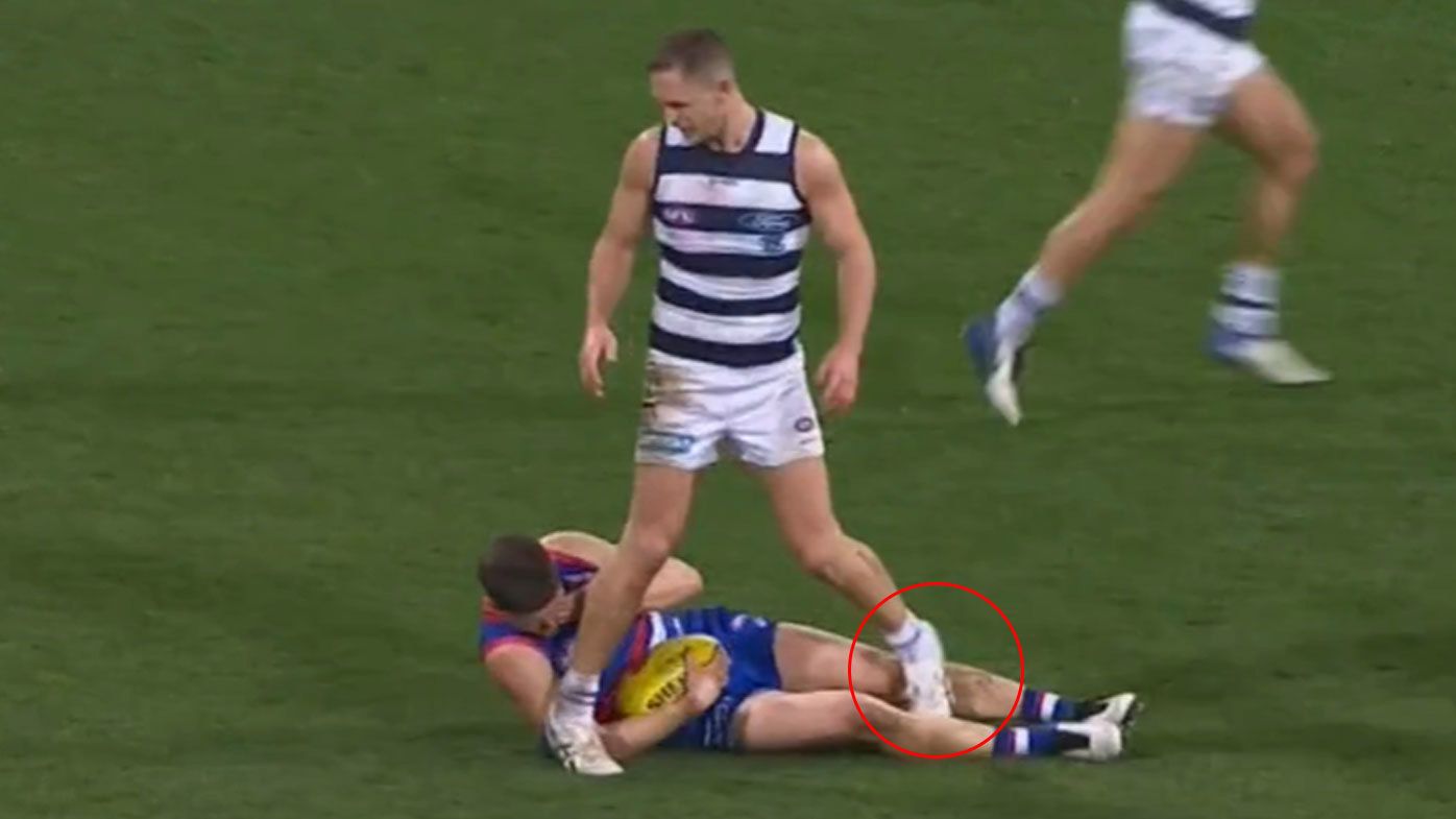 Chris Scott backs Joel Selwood's claim that step on Taylor Duryea's leg was 'a complete accident'