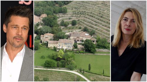 French designer goes head to head with Brad Pitt over chateau 