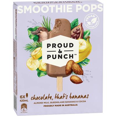Proud & Punch Choc-Banana Smoothie Pop