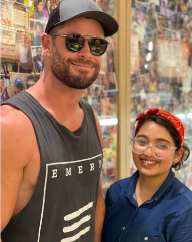 Chris Hemsworth frequented Chargrill Charlie's in Sydney, Woolahra.