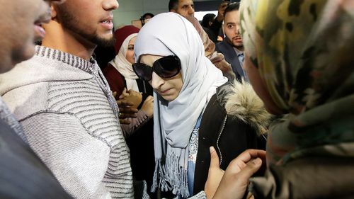Swileh arrived at San Francisco International Airport on Wednesday night after the advocacy group sued the US to grant her waiver from the Trump administration's travel ban. She got a visa after a 17-month legal fight.
