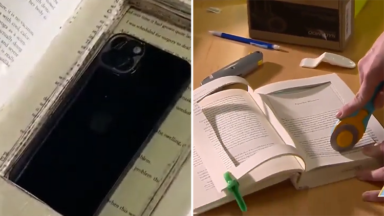 US librarian hiding lifesaving phones in books for domestic violence victims