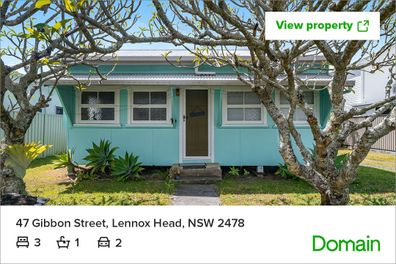 Beach shack Domain real estate listing property