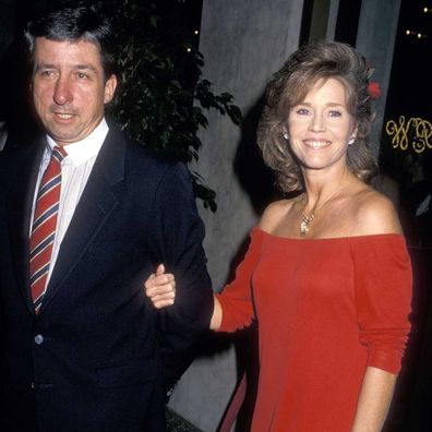 Jane Fonda and Tom Hayden in 1987.