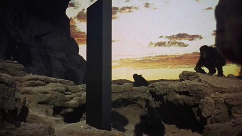 The iconic monolith as it featured in 1968's 2001: A Space Odyssey.