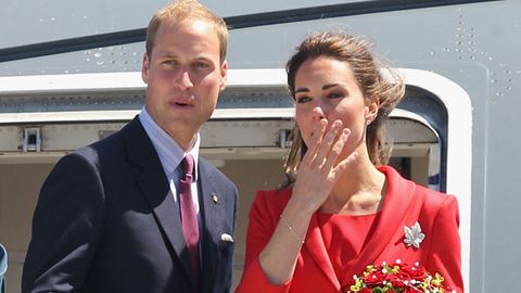 Duchess Kate and Prince William in "terrifying" plane scare