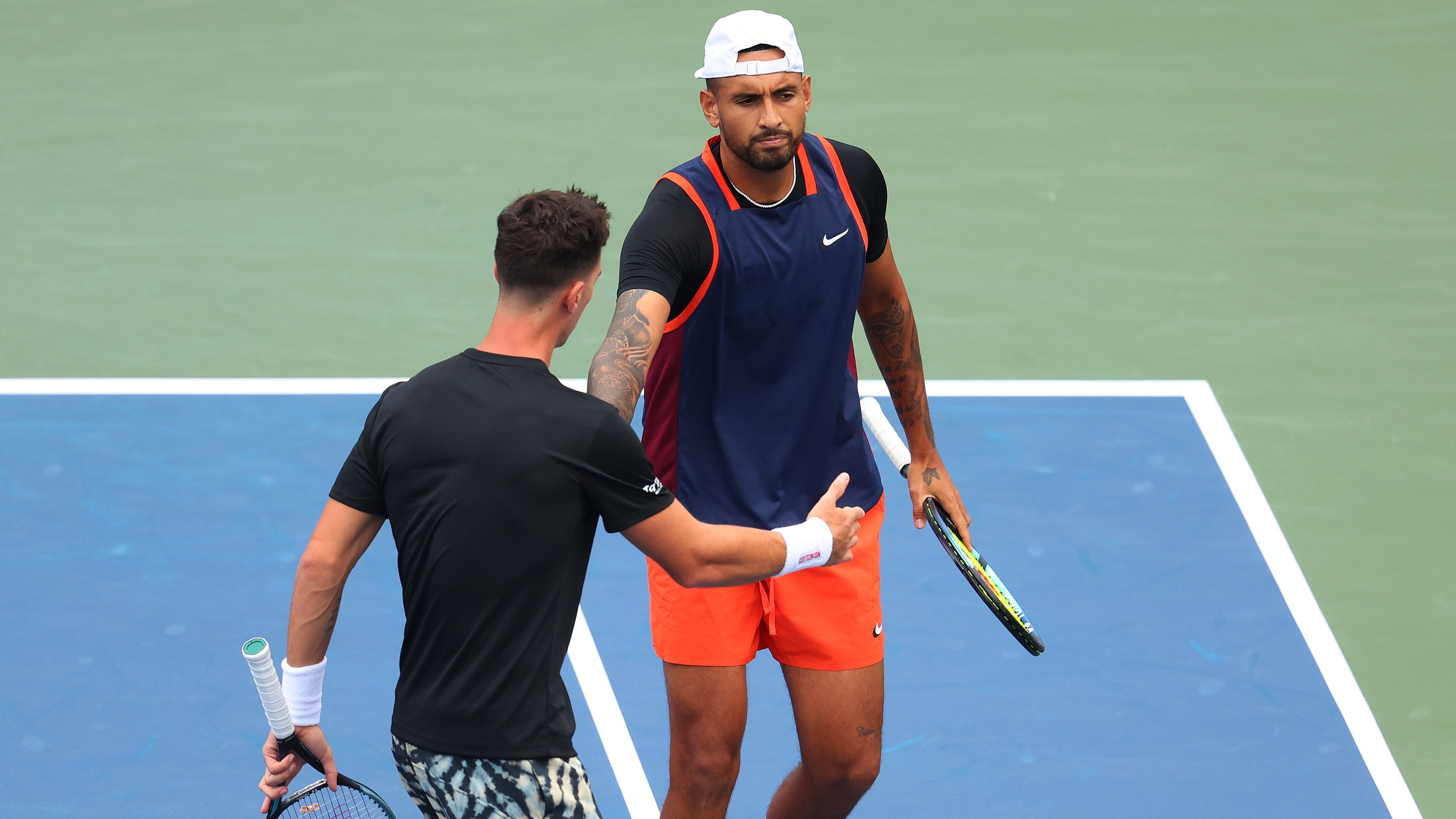 Aussie Special Ks ousted from US Open four points after outrageous Kyrgios celebration