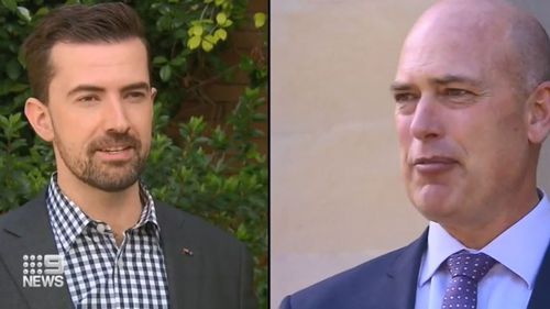 9News has confirmed at least two leadership contenders - Dean Nalder (right) and Zac Kirkup. 