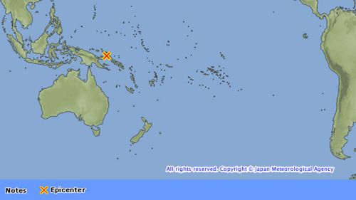 Magnitude 7.7 earthquake hits off Papua New Guinea