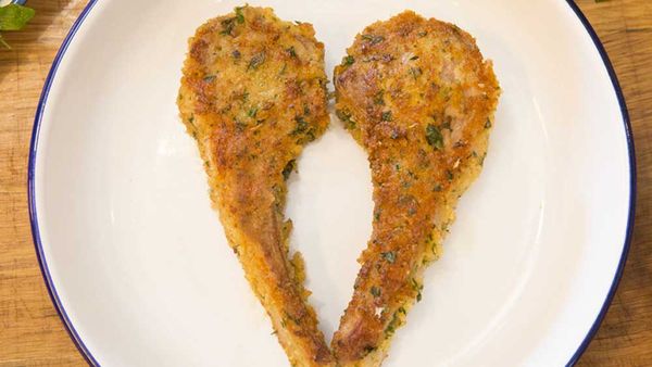 Heart shaped lamb