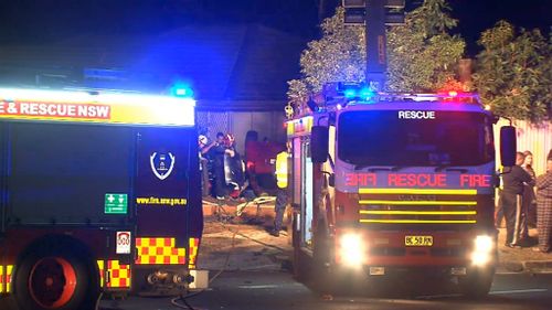 Car crashes through Cabramatta home after suspected street race (9NEWS) 