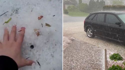 Sudden storm brings heavy rainfall, hail and damaging winds to Sydney's west